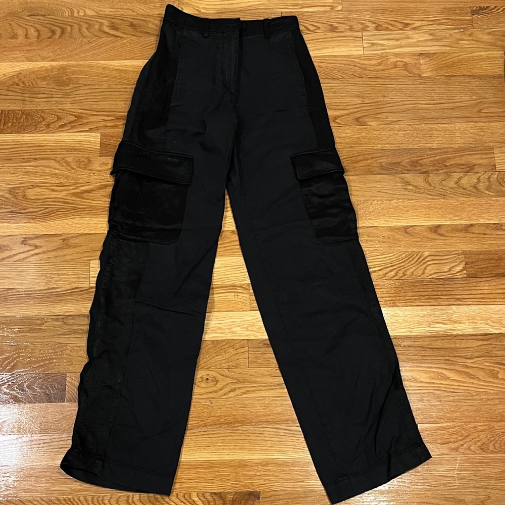 & Other Stories Black Wide Leg Pants
